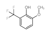 2-甲氧基-6-(三氟甲基)苯酚结构式