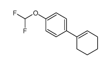 1-(cyclohexen-1-yl)-4-(difluoromethoxy)benzene Structure