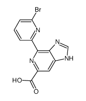 4-(6-bromopyridin-2-yl)-3H-imidazo[4,5-c]pyridine-6-carboxylic acid Structure