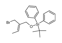 ((Z)-2-Bromomethyl-but-2-enyloxy)-tert-butyl-diphenyl-silane Structure