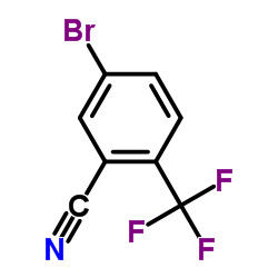 5-溴-2-三氟甲基苯腈结构式