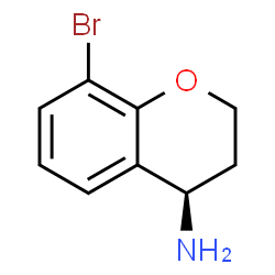 (R)-8-溴苯并二氢吡喃-4-胺结构式