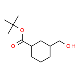 3-(羟甲基)环己烷甲酸叔丁酯结构式