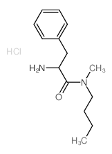 2-Amino-N-butyl-N-methyl-3-phenylpropanamide hydrochloride Structure