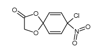 8-chloro-8-nitro-1,4-dioxaspiro[4.5]deca-6,9-dien-2-one Structure