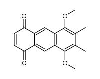 6,7-dimethyl-5,8-dimethoxy-1,4-anthraquinone Structure