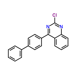 4-[1,1'-联苯]-4-基-2-氯喹唑啉结构式