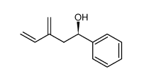 (R)-(+)-3-methylene-1-phenyl-4-penten-1-ol结构式