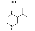 (S)-2-异丙基哌嗪二盐酸盐结构式
