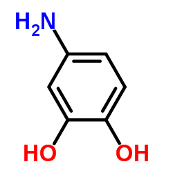 4-氨基-1,2-苯二醇结构式