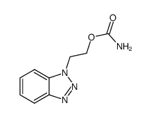 1-benzotriazol-1-yl-2-carbamoyloxy-ethane Structure