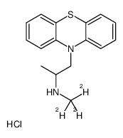 N-Demethyl Promethazine-d3 hydrochloride Structure