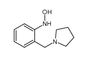 N-hydroxy-(2-pyrrolidinomethyl)-aniline Structure