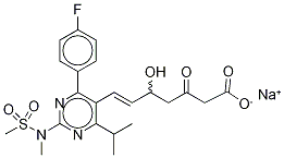 3-氧瑞舒伐他汀钠盐结构式
