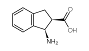 顺-1-氨基-茚满-2-羧酸结构式