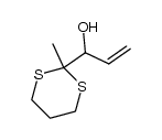 1-(2-methyl-1,3-dithian-2-yl)prop-2-en-1-ol结构式