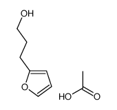 acetic acid,3-(furan-2-yl)propan-1-ol结构式