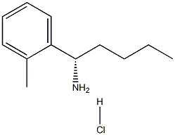 (1S)-1-(2-METHYLPHENYL)PENTYLAMINE HYDROCHLORIDE结构式