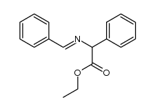 ethyl N-(phenylmethylene)glycinate Structure