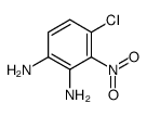 4-chloro-3-nitrobenzene-1,2-diamine Structure