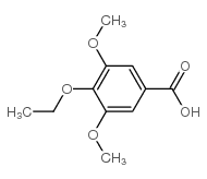 4-ethoxy-3,5-dimethoxybenzoic acid结构式