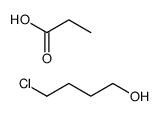 4-chlorobutan-1-ol,propanoic acid Structure