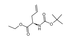 ethyl (R)-2-Boc-amino-4-pentenoate Structure