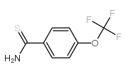 4-(三氟甲氧基)硫代苯甲酰胺结构式