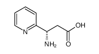 (S)-3-氨基-3-(吡啶-2-基)丙酸结构式