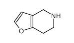 4,5,6,7-四氢呋喃并[3,2-c]吡啶结构式