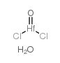 Hafnium(IV) oxychloride hydrate Structure