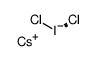 caesium dichloroiodate(I) Structure