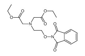 Diethyl N-[(2-Phthalimido)oxy]ethyl-N,N-Di-ethanoate结构式