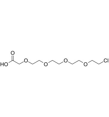 Cl-PEG4-acid Structure