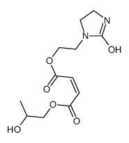 Maleic acid 1-(2-hydroxypropyl)4-[2-(2-oxo-1-imidazolidinyl)ethyl] ester picture