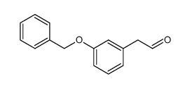 (3-(benzyloxy)phenyl)ethanal结构式