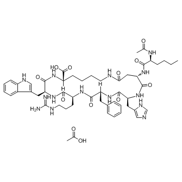 Bremelanotide Acetate structure