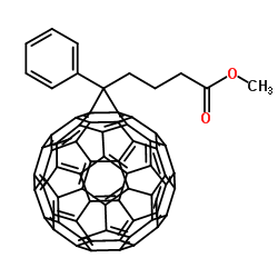 [6,6]-苯基 C{61} 丁酸甲酯结构式