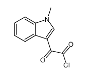 (1-methyl-1H-indol-3-yl)-oxo-acetyl chloride结构式