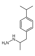 1-(p-Isopropyl-α-methylphenethyl)hydrazine Structure