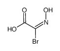 Acetic acid, bromo(hydroxyimino)- (9CI) structure