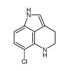 6-chloro-1,3,4,5-tetrahydropyrrolo[4,3,2-de]quinoline Structure