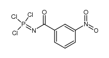 3-nitro-benzoic acid-(trichlorophosphoranyliden-amide)结构式