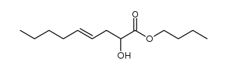 2-Hydroxy-non-4-ensaeure-butylester结构式