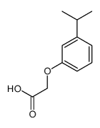 2-(3-propan-2-ylphenoxy)acetic acid结构式