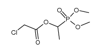 1-(dimethoxyphosphoryl)ethyl 2-chloroacetate Structure