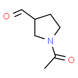 3-Pyrrolidinecarboxaldehyde, 1-acetyl-, (-)- (9CI)结构式