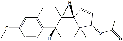 3-Methoxy-1,3,5(10),15-estratetren-17β-ol acetate Structure