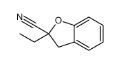 2-Ethyl-2,3-dihydro-1-benzofuran-2-carbonitrile Structure