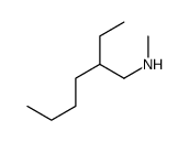 2-ethyl-N-methylhexan-1-amine Structure